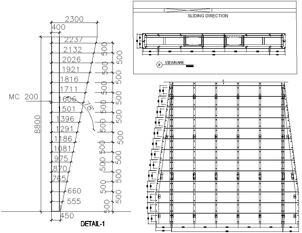 The AutoCAD Drawing file of the block section plan.Download the AutoCAD DWG file.