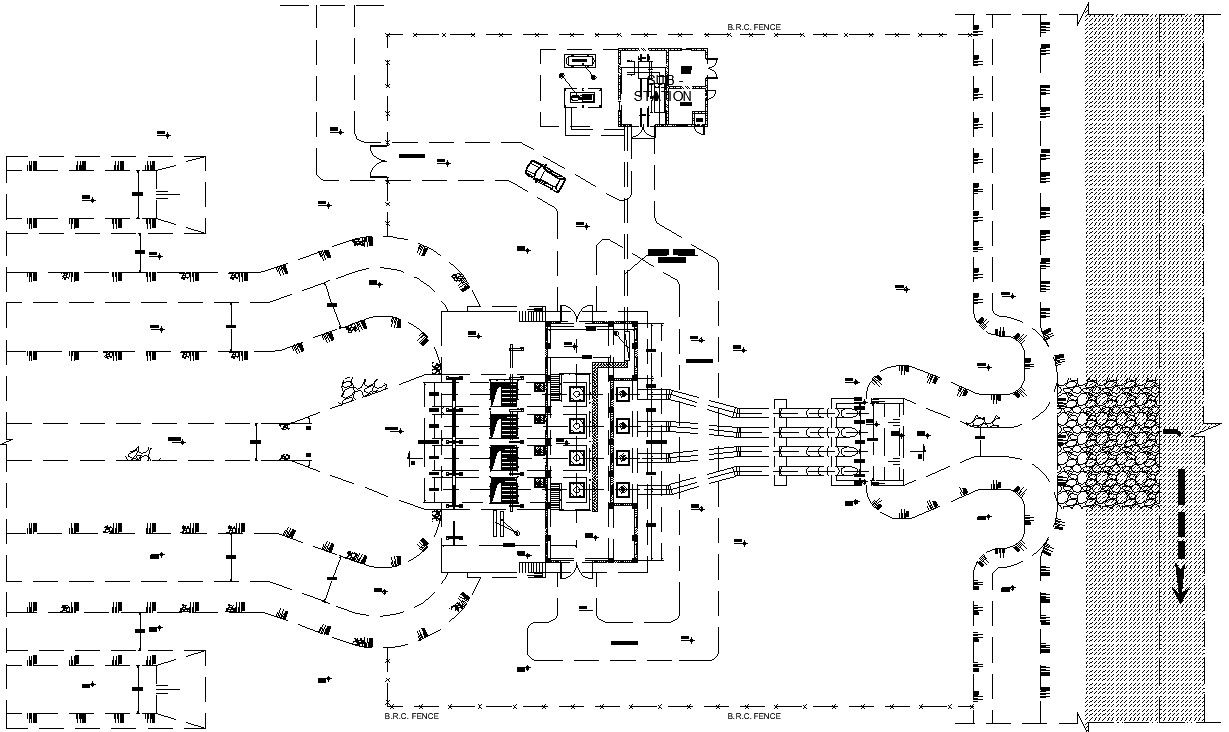 The AutoCAD Drawing file of the drain connection drawing. Download the AutoCAD DWG file.