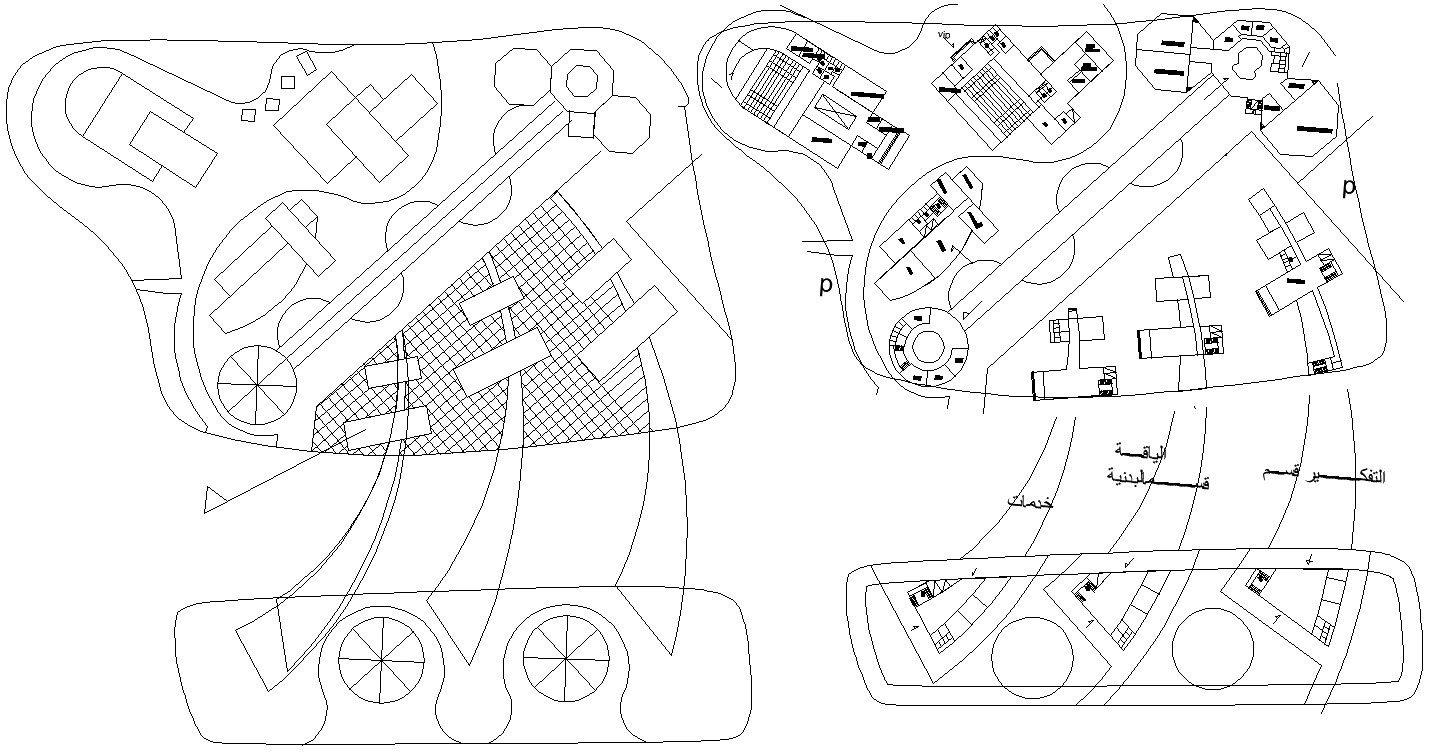 The AutoCAD file shows the details of the construction layout site drawing,Download the AutoCAD DWG file.