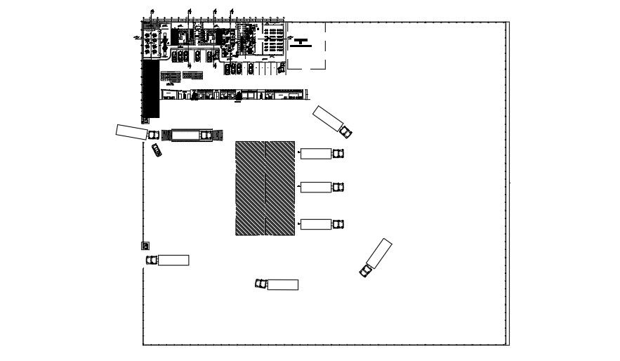 The Bus Stand Plan AutoCAD File Download