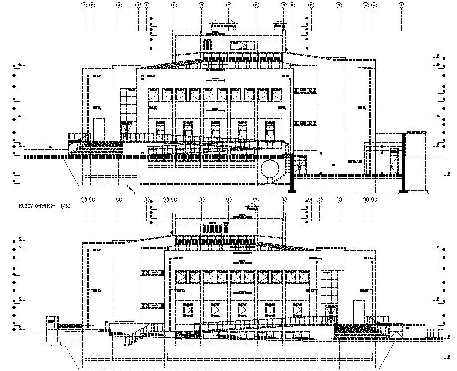 The CAD DWG Drawing file of the G+1Industrial building section design is given in this drawing file. Download the AutoCAD DWG file.