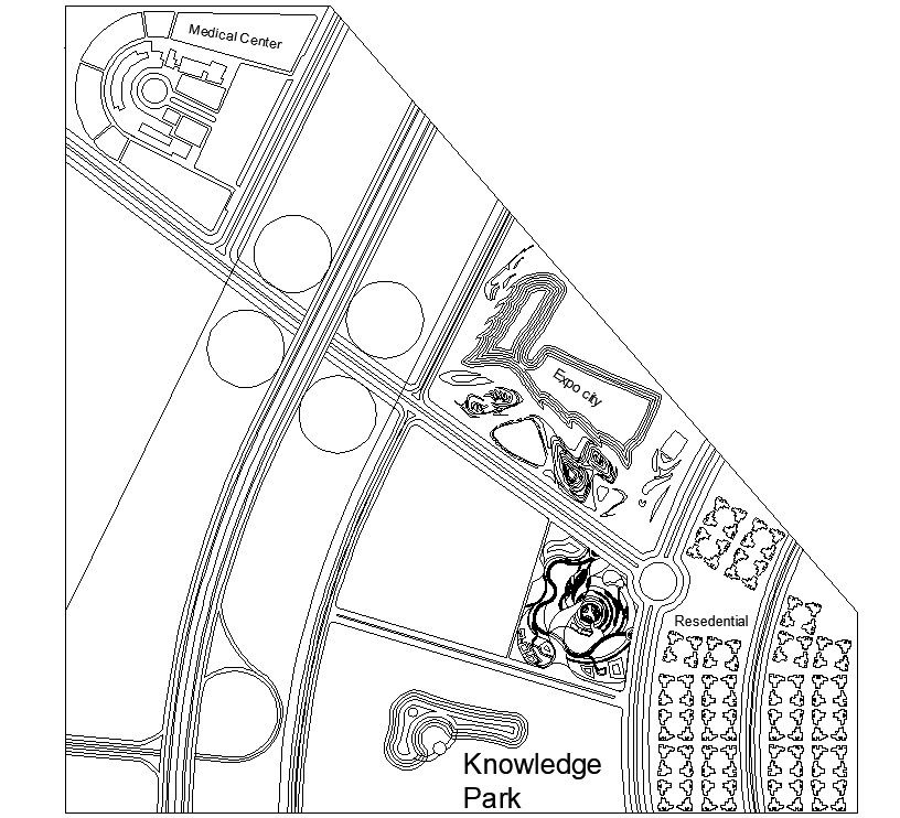 The CAD DWG Drawing file of urban design base map full section design is given in this drawing file. Download the AutoCAD DWG file.