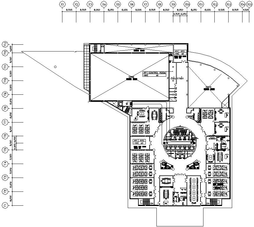 The CAD Drawing file showing the details of third-floor security CCTV connection diagram.