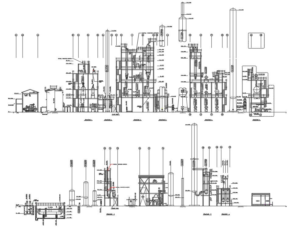 The DWG drawing of the general plot plan for the butadiene extraction unit section details.Download the AutoCAD DWG file.