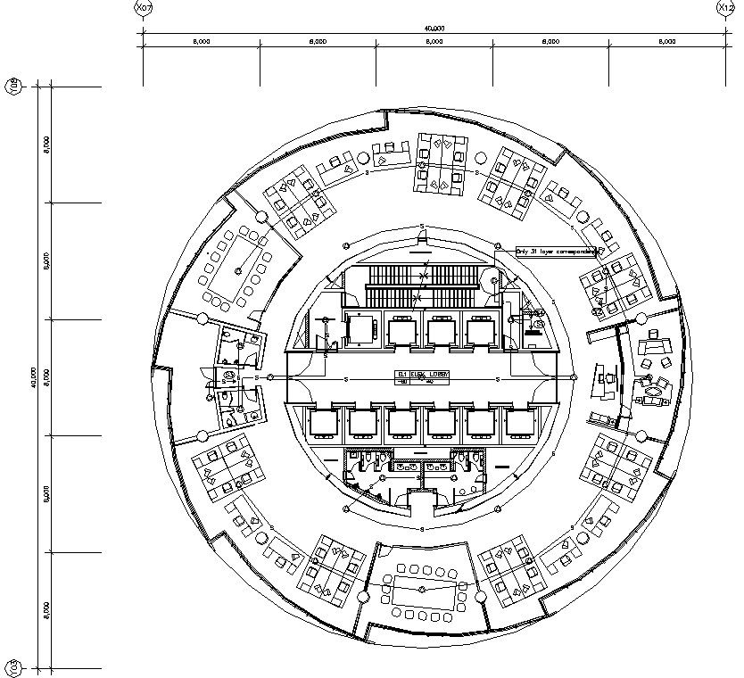 The Drawing file showing the details of the 31st floor Electrical System box section details. Download the dwg file.