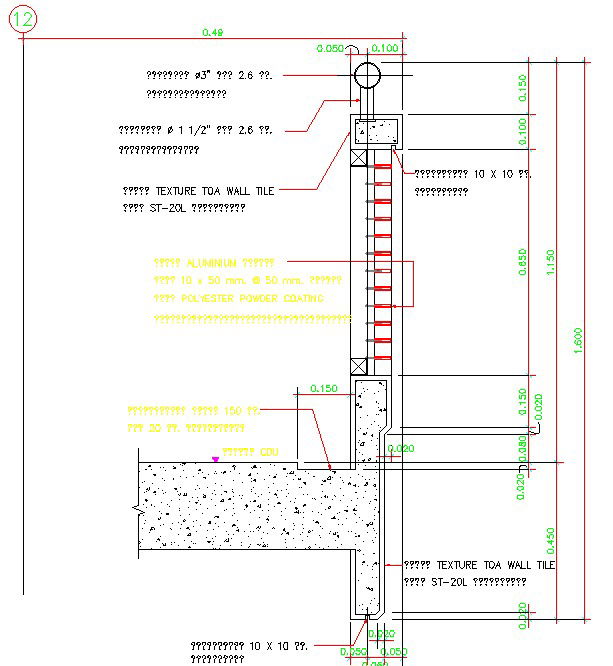 The Reinforcement column and beam Typical section details AutoCAD 2D DWG drawing file are given.Download the AutoCAD DWG file.