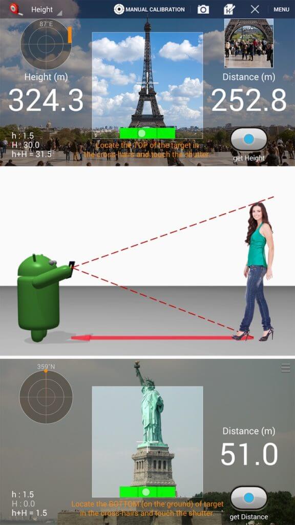 The Smart Measure app.