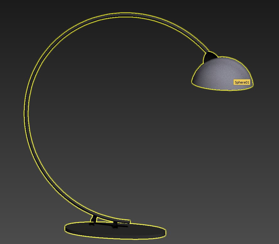 The Study lamp 3ds Max drawing file is available. Download 3ds Max file now.
