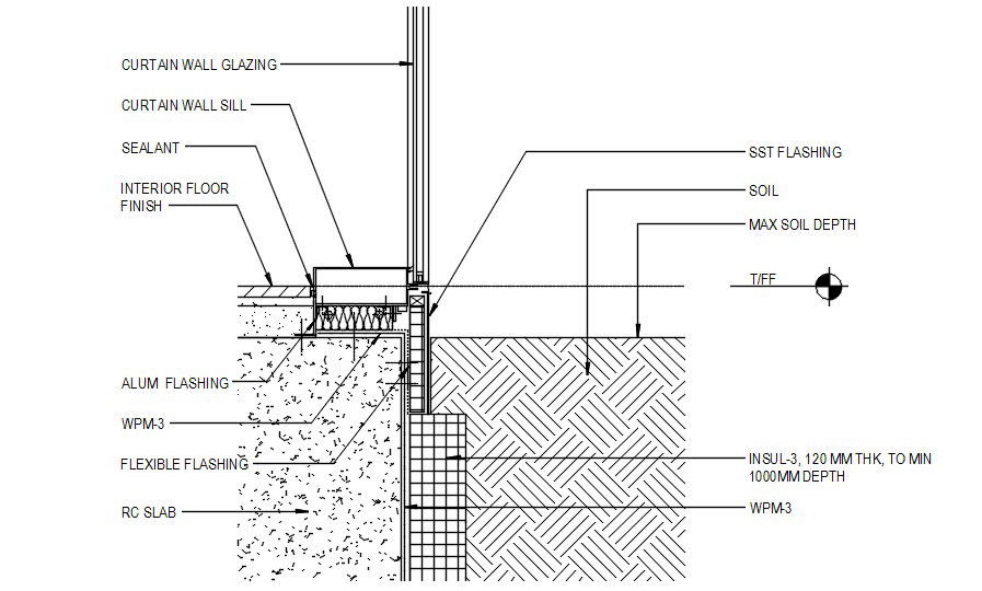 The Typical roofing and waterproof details are given in this AutoCAD DWG 2D Drawing File.Download the CAD DWG file