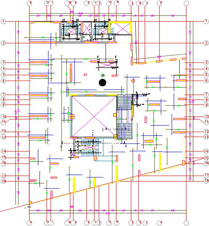 The apartment floor plan DWG drawing is given in this file