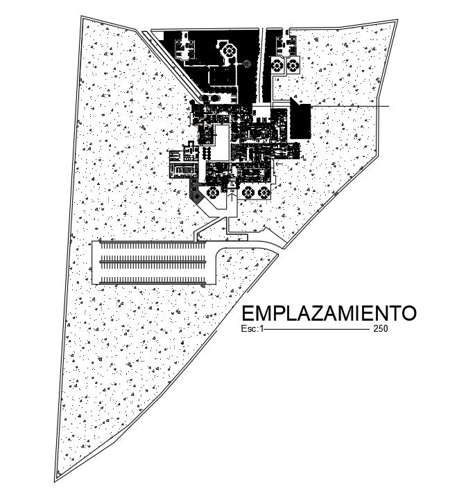 The development area of the 20x24m hospital plan is given in this AutoCAD model.Download now.