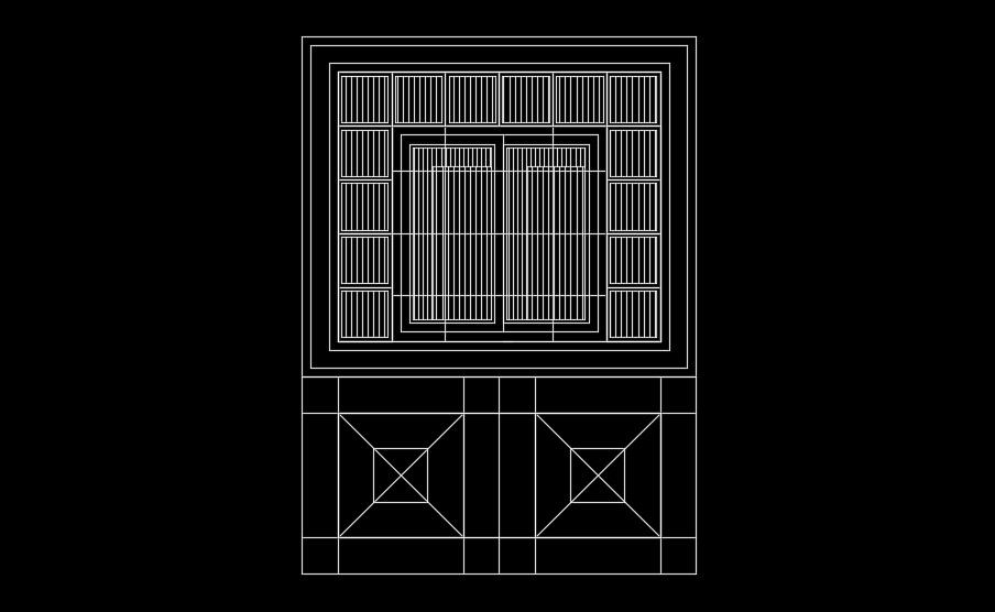 The dimension detail of the 10x6m house plan