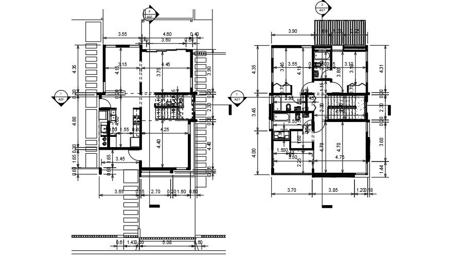 The dimension drawing of the 10x16m luxury house plan