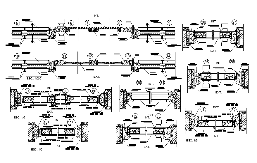 The door plan stated in this AutoCAD 2Ddrawing file. Download this 2d AutoCAD drawing file.