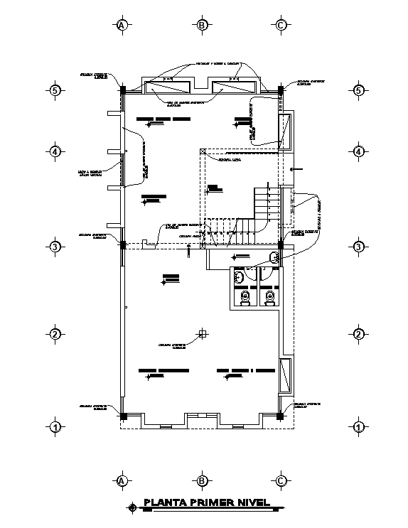 The first-floor plan cad drawing is given in this cad file. Download this cad file now.