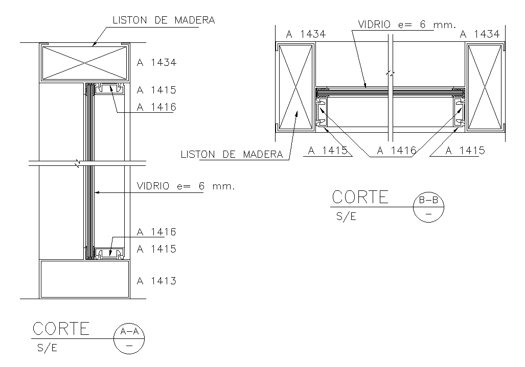 The glass door cad drawing is given in this cad file. Download this 2d cad file now.