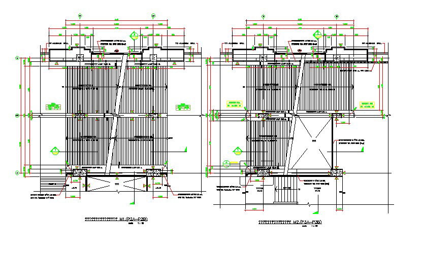The grill section details are given in this AutoCAD DWG Drawing File. Download the AutoCAD file now.