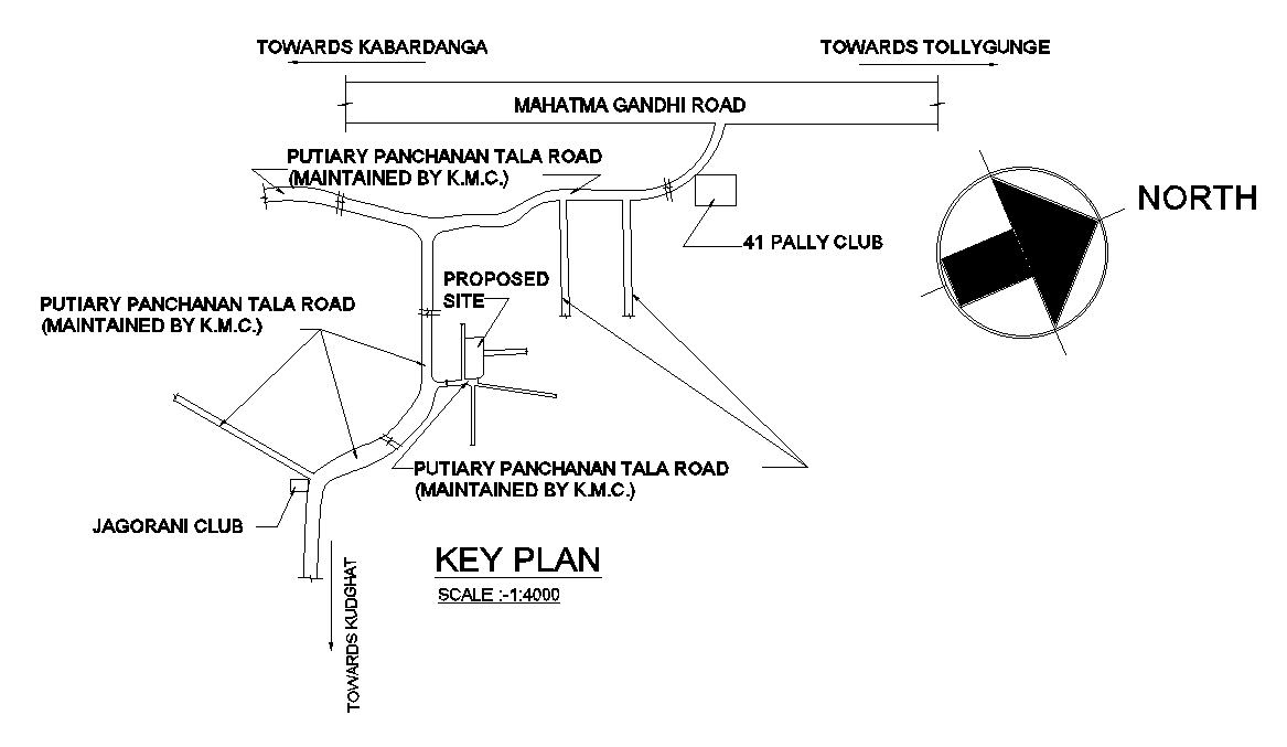 The key plan is given in this cad file. Download this cad file now.
