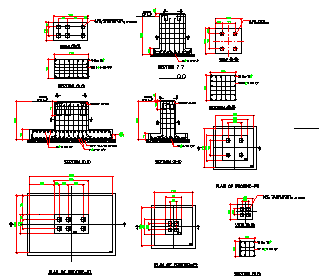 The layout and the reinforcement detail of the foundation are given in this AutoCAD DWG file.Download the free 2D AutoCAD DWG file now.