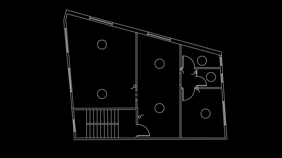 The lighting detail of the 14x10m house plan download now