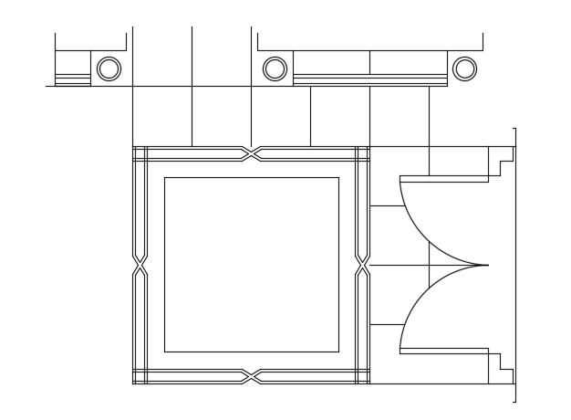 The living room top view 2D plan is given in this AutoCAD file