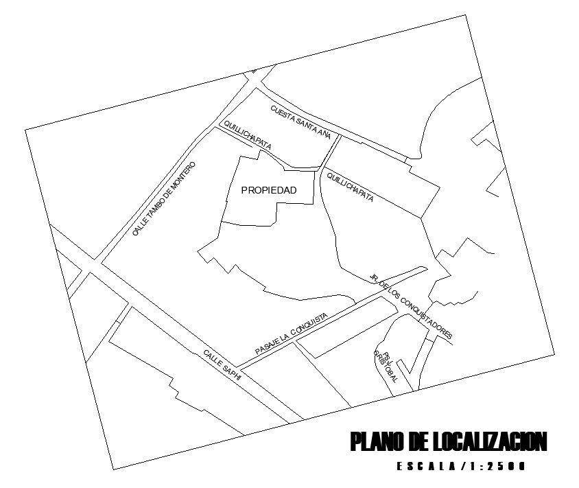 The location detail of the 45x66m hotel plan is given in this AutoCAD drawing model. Download now.