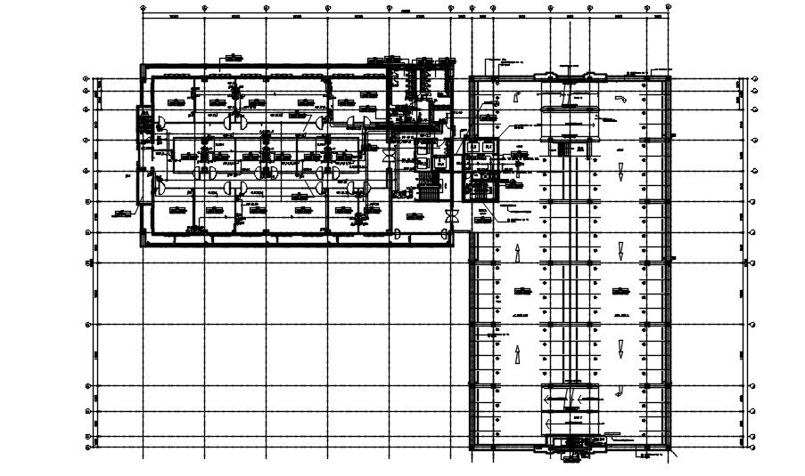 The office building Typical section is given in this AutoCAD DWG drawing. Download the AutoCAD 2D DWG file.