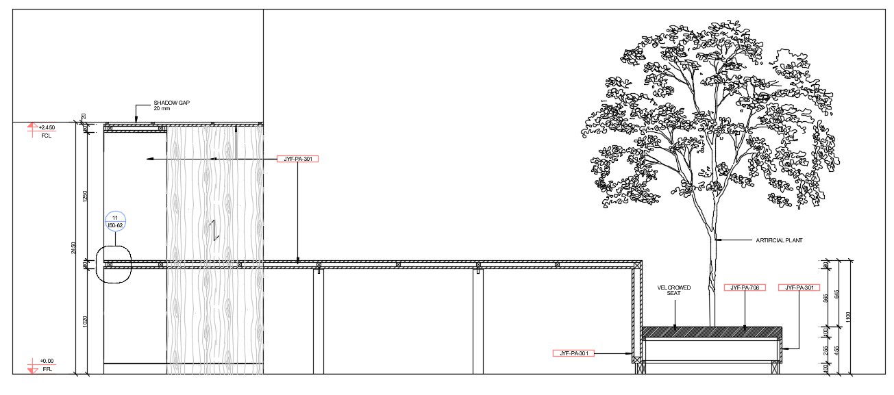 The park entrance section detail specified in this AutoCAD drawing file.Download this 2d AutoCAD drawing file.