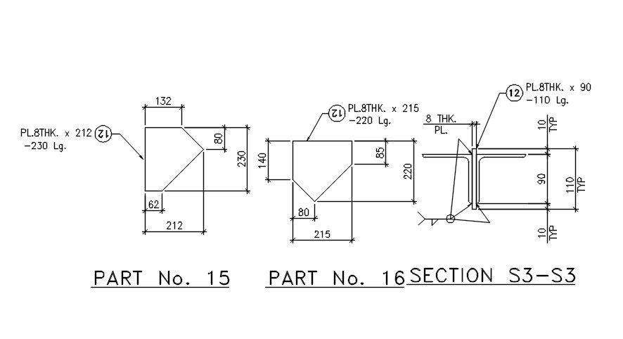 CAD Model: Condenser and Catchall Layout DWG Drawing