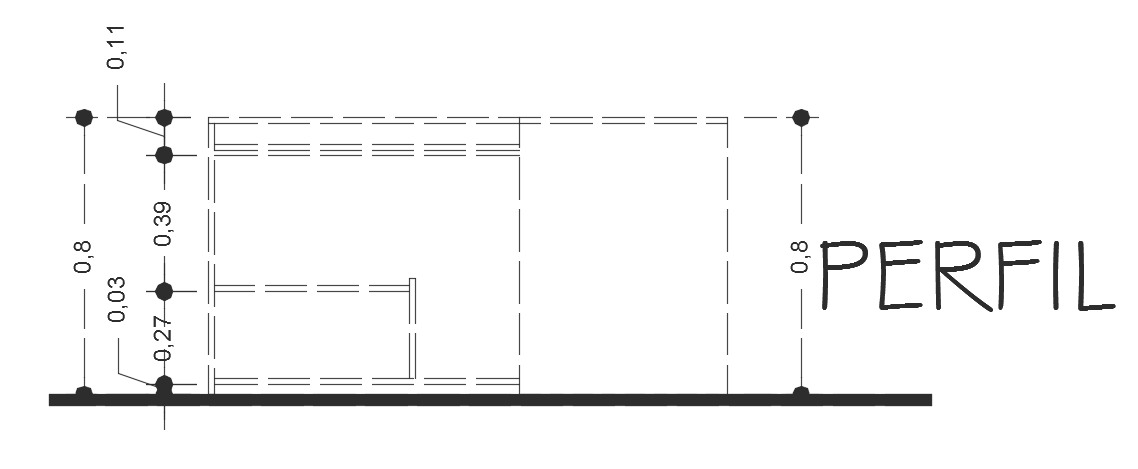 Perfil View 1800x1500mm Office Cupboard CAD DWG File