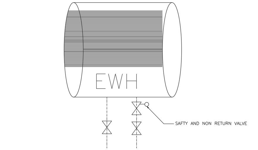 The pipe elevation view is given in this AutoCAD file