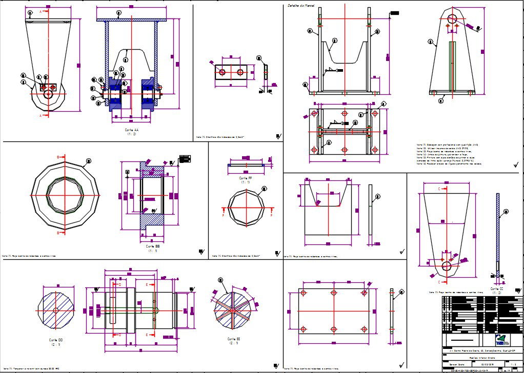 The rental car set car mechanical system drawings