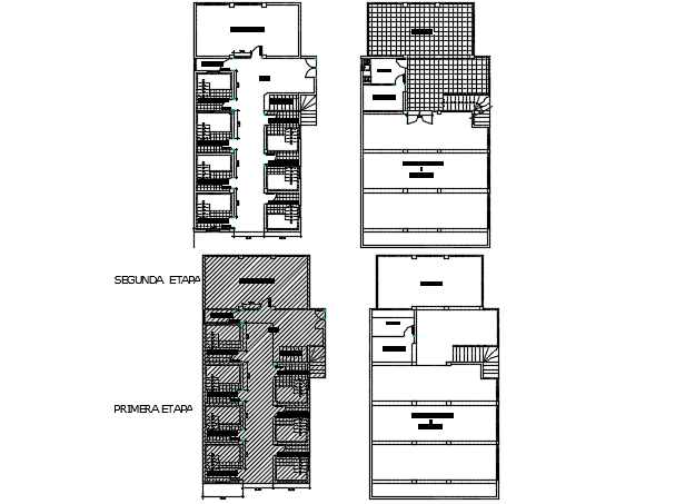 Thermal hot baths plan detail dwg file