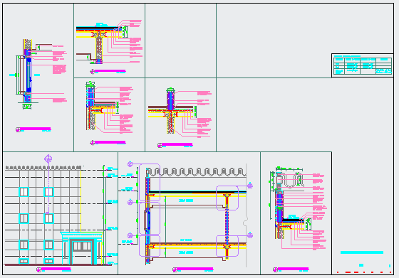 Thermal wall and concrete roof and wall Exterior & Roof details