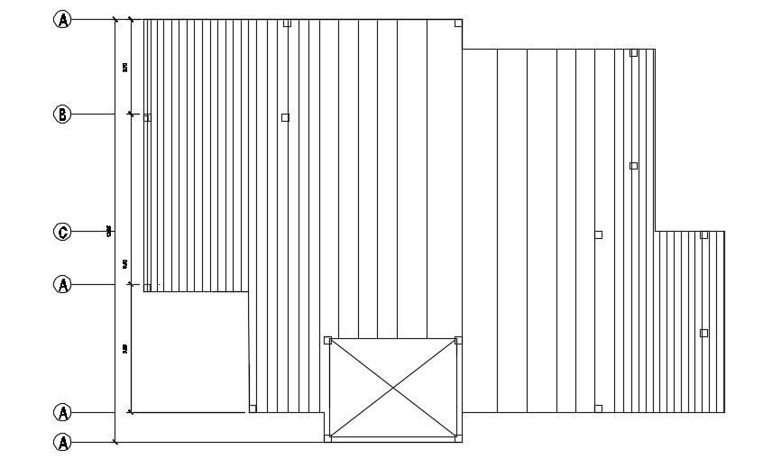 The roof layout of the 16x12m house plan is given in this file