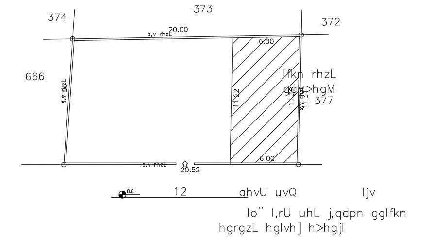 The roof layout of the 16x7m house drawing