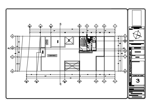The roof layout of the 26x10m architecture house plan