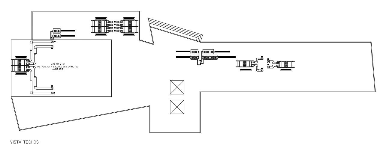 The roof plan of the duct opening detail drawing is given in this AutoCAD drawing model.Download now.