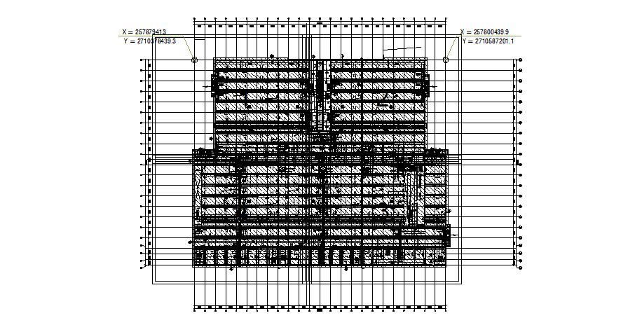 The steel canopy and the Slab section details of the building are given in this AutoCAD DWG drawing.