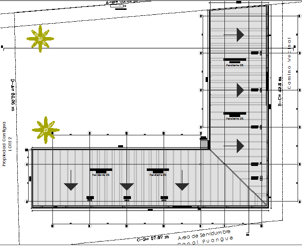 Third floor layout plan details of shopping mall dwg file