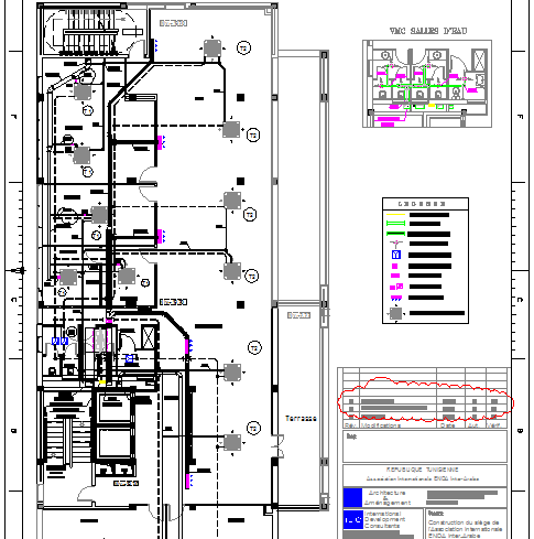 Third floor layout plan details of thirteen flooring office building dwg file.