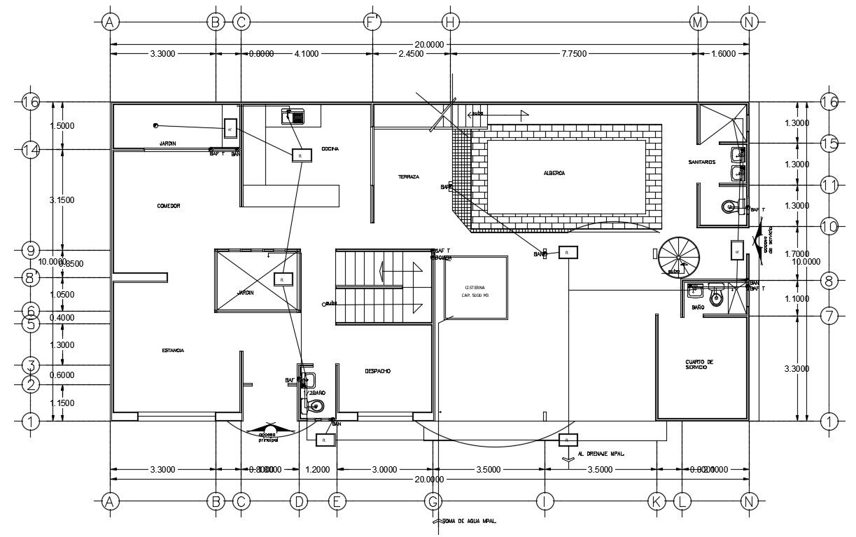 This AutoCAD drawing file presented house terrace plan detail. Download this 2d AutoCAD drawing file.