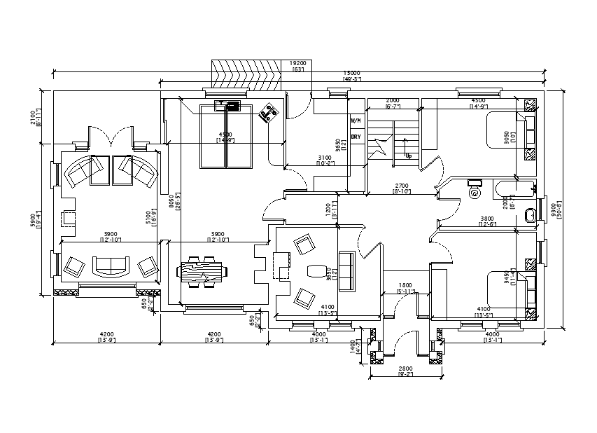 This AutoCAD file specified the resort floor plan drawing. Download the AutoCAD drawing file.