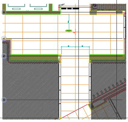 This autocad drawing file presenting flooring plan of lift corridor.Download this 2d AutoCAD drawing file.