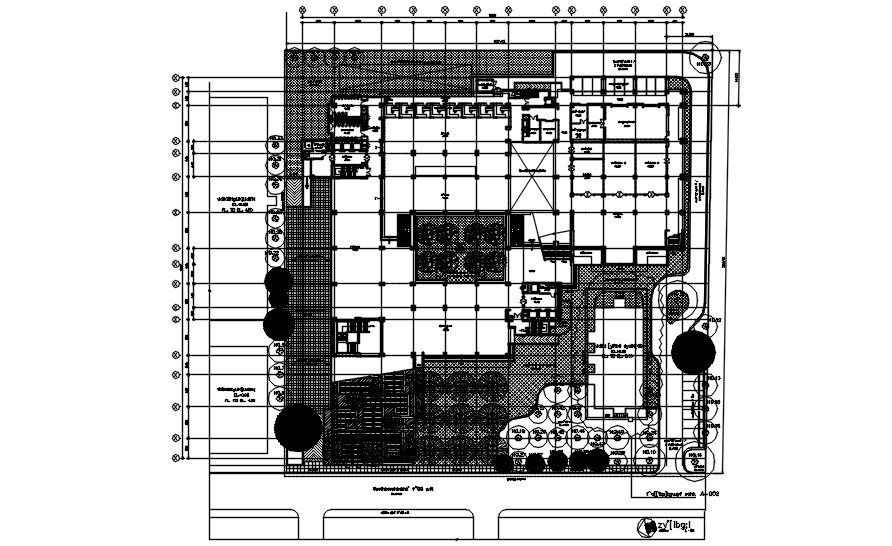 This drawing presents center line drawing. Download the Auto Cad 2D DWG file now.