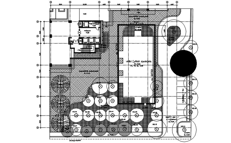 This drawing specified detail of the master layout plan. Download this 2d AutoCAD drawing file.