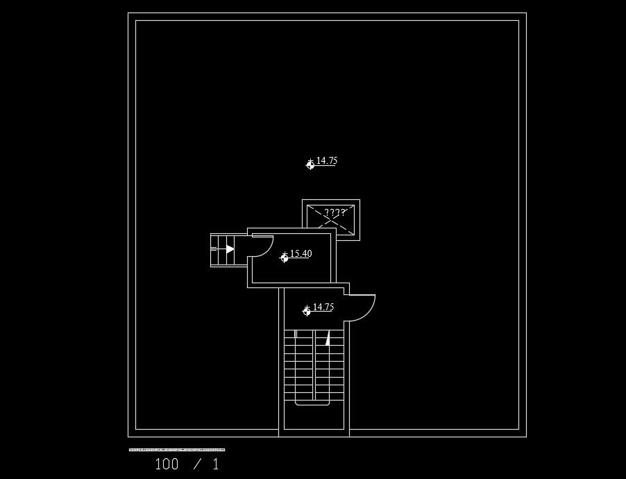 This staircase is provided in between two houses