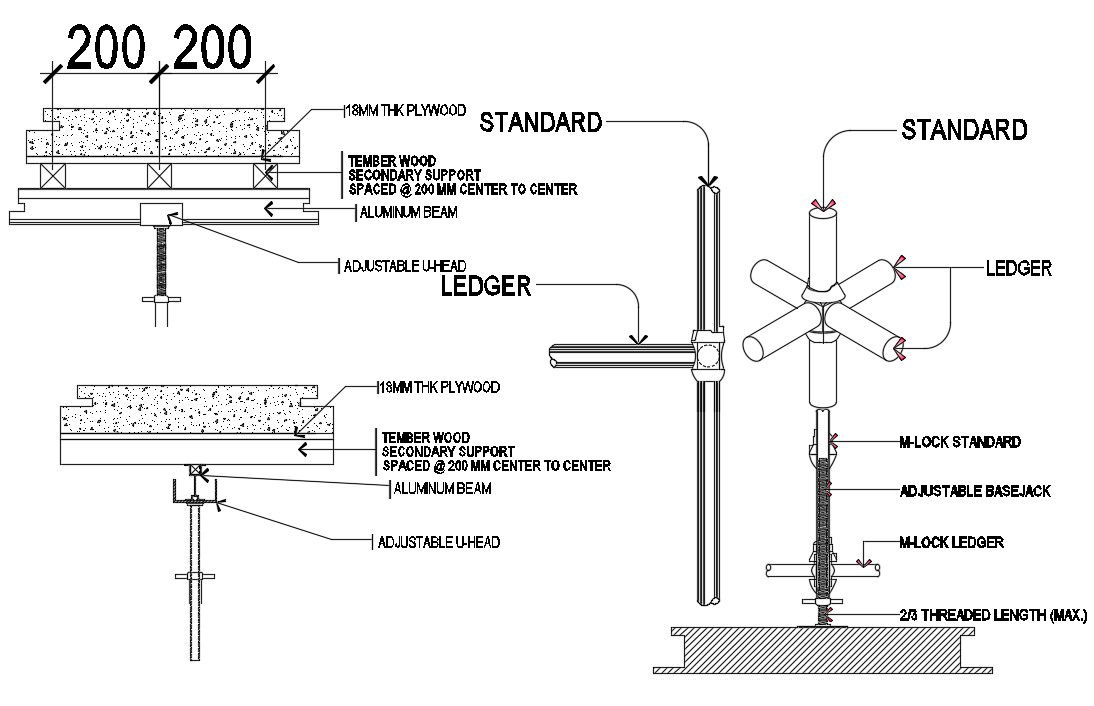 Timber Wood Cad Drawing