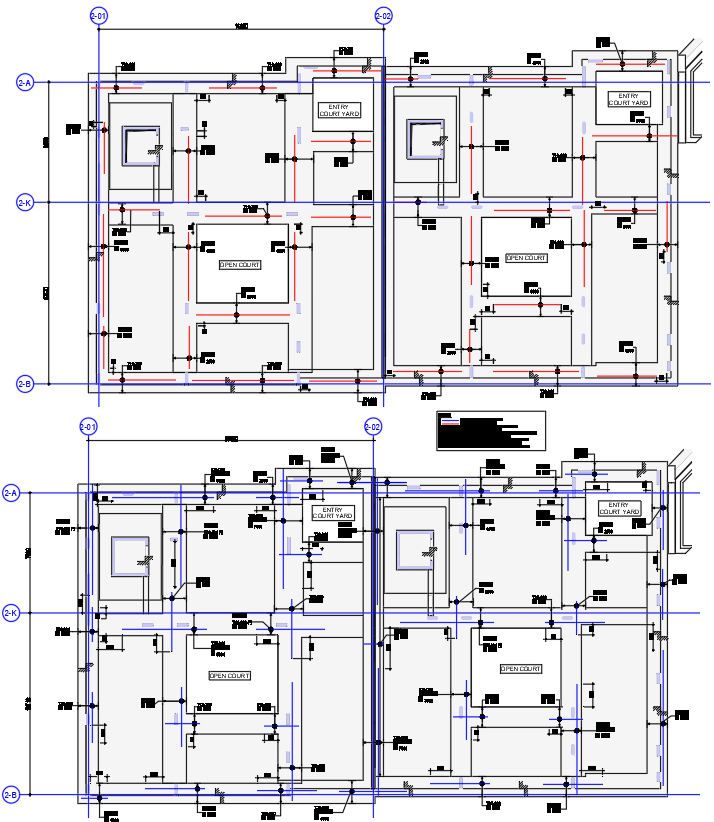 Residential House Slab Reinforcement RCC DWG | Cadbull