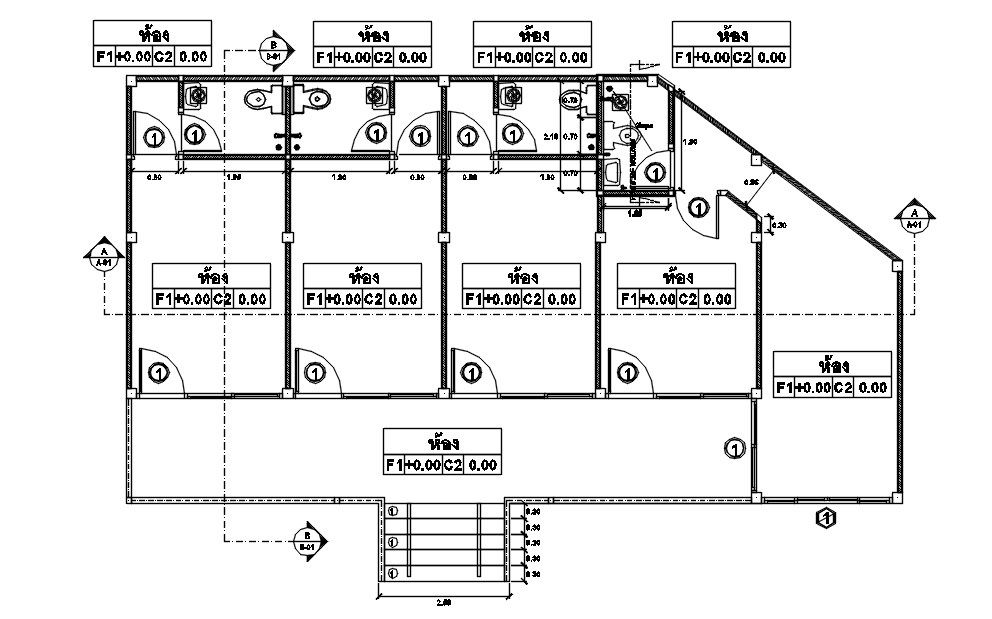 Toilet AutoCAD Drawing DWG File